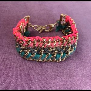 Pastel Rainbow Bracelet (Golden)